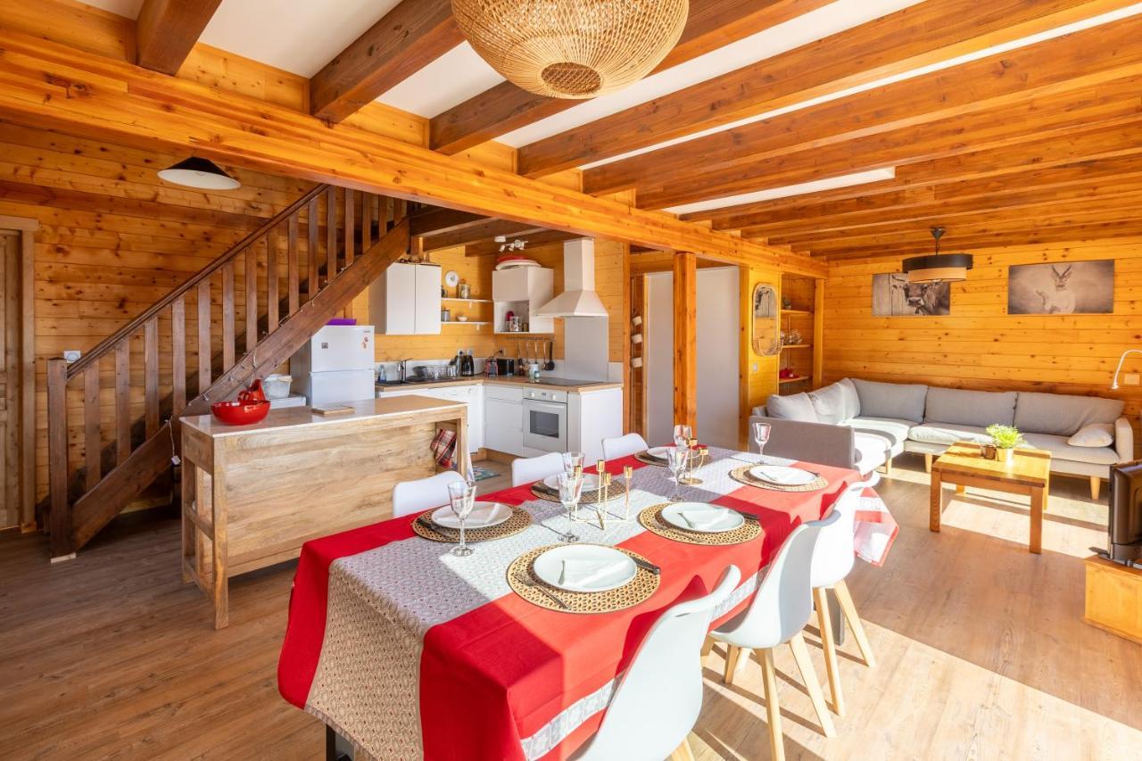 Chalet Les Tilleuls - Jolie Vue Montagne Et Lac ليز أونجليه المظهر الخارجي الصورة