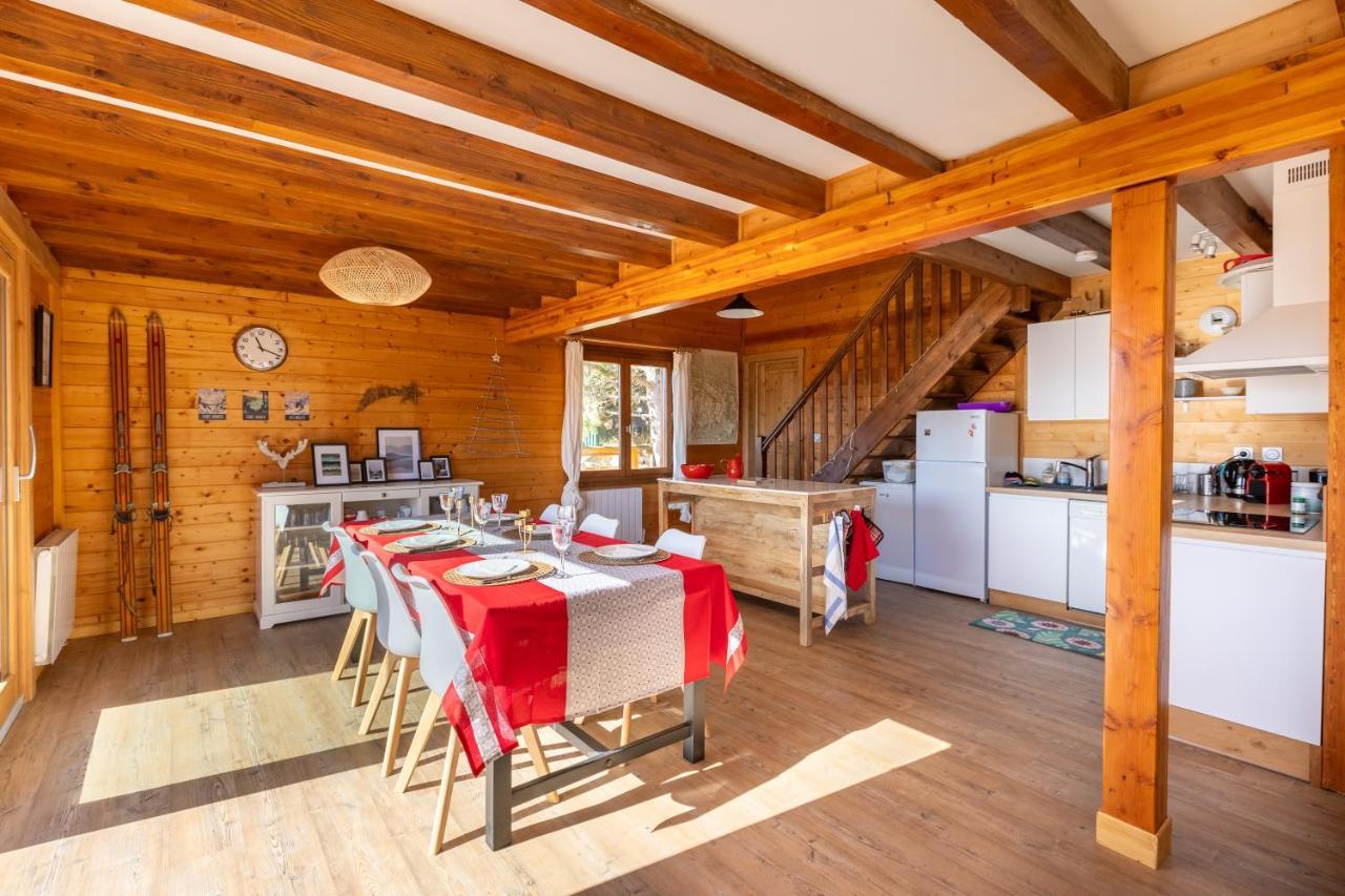 Chalet Les Tilleuls - Jolie Vue Montagne Et Lac ليز أونجليه المظهر الخارجي الصورة